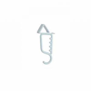 Hook 'Over Door' Lge. White Plastic