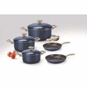 Cookware Set 8Pce. MONETA Vesuvia Blue Beige