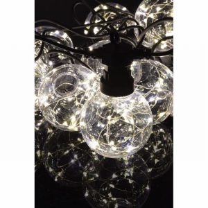 Outdoor Festoon Led Wire light Kit 10 Lamp White Ext. D