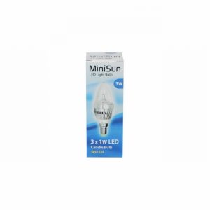 Lamp Low Energy LED Candle SES 3 Watt 3000K Clear
