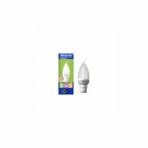 Lamp Low Energy Candle 7Watt BC Flame Tipped Sil. Cover