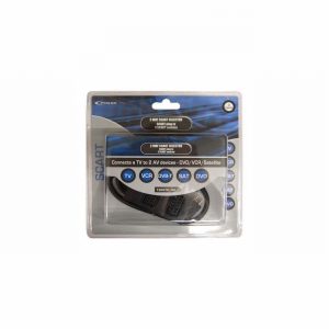 Scart Adaptor 1in 2out [+B]