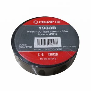 Tape Insulating 19mmx33Mtr. Black