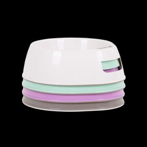 Pet Bowl Plastic Non Slip Base Extra Small Ass. Colours