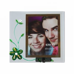 Picture Frame ERNO Glass & Green 13x18cm