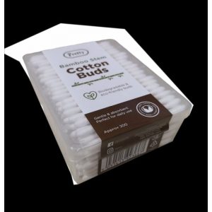 Cotton Buds x200 Bamboo Stem Enviromentally Friendly