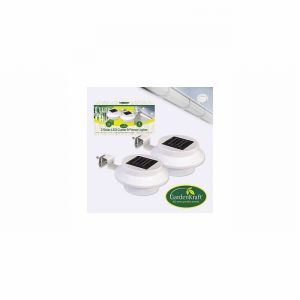 Solar Fence or Gutter Light LED x2