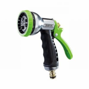 Hose Trigger Sprayer DRAPER 7 Pattern Aluminium