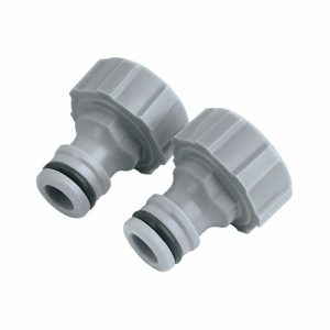 Tap Connector Threaded 3/4" DRAPER x2 Clip On  D