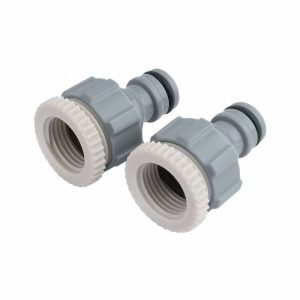 Tap Connector Threaded 3/4" & 1/2Adaptor DRAPER x2 C.On  D