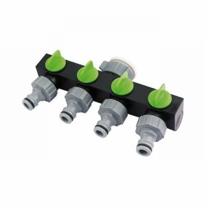 Hose Connector DRAPER 4Way & Taps Clip On