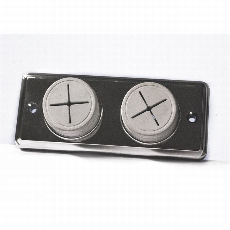 Towel Holder Rubber Double Chrome