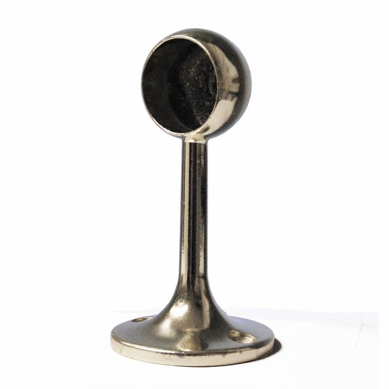 Rail End 25mm Brassed Extended
