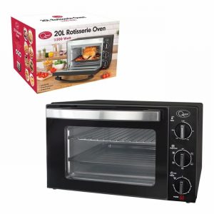 Oven & Grill 20Ltr. Watt Black Deluxe + Rotisserie