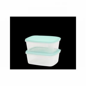 Food Box Rect. 3.0Ltr. EVERYDAY Clear Base x2