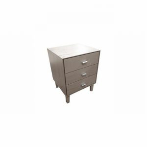 Cabinet Bedside AIMIEE 3Drawer Stone