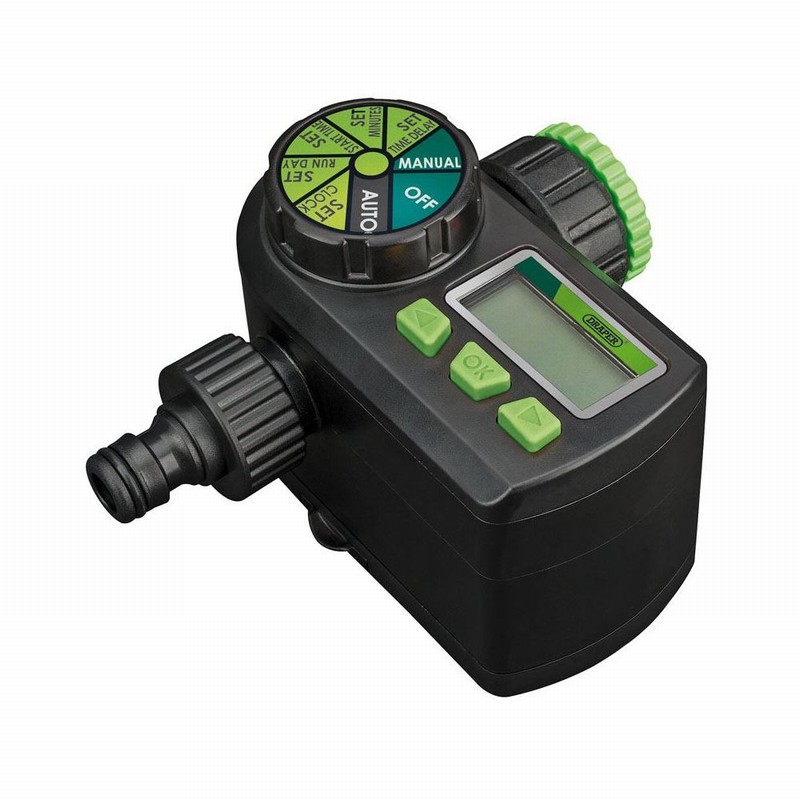 Hose Timer DRAPER Threaded Tap to Clip On Elec.BallValve