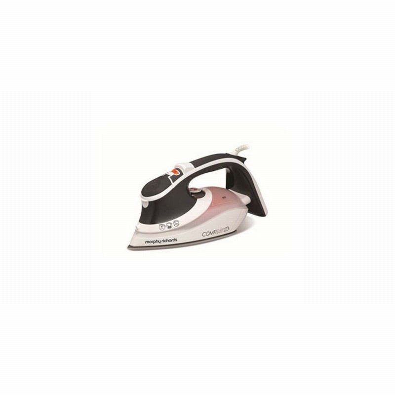 Iron Steam COMFI with Diamond Sole Plate Graphite & Orange