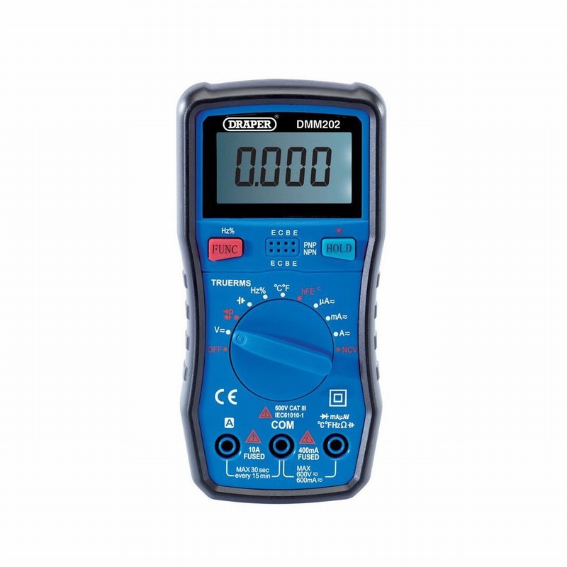 Multi Meter DRAPER Multi Function 9V Batt Inc.