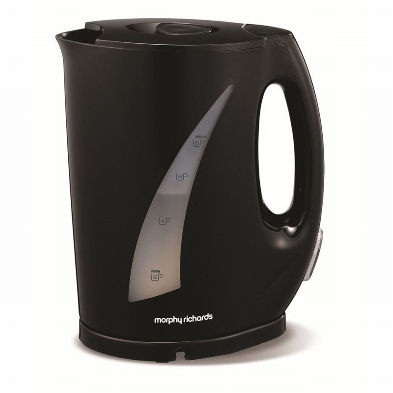 Kettle Cordless 1.7Ltr. Jug Illuminated Gauge Black