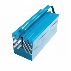 Tool Box TRAMONTINA Metal Cantilever 5Section Blue D