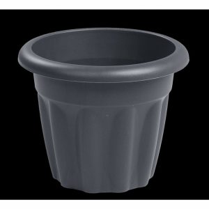 Planter VISTA 25cm Round Grey