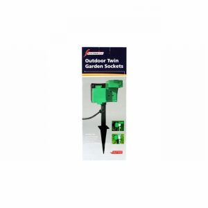 Socket 2 Gang Exterior on Spike