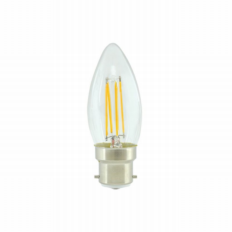 Lamp Low Energy LED Candle Filament 4>40Watt BC 2700K WW D