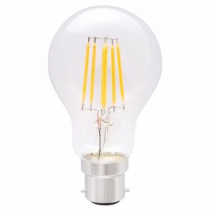 Lamp Low Energy LED GLS Filament 6>50Watt BC 2700K WW D