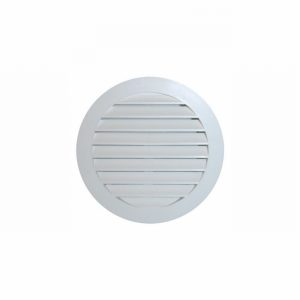 Vent Fixed Round 100mm/4" White