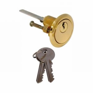 Nightlatch Cylinder Brass 2 Keys
