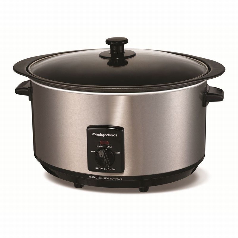 Cooker Slow 6.5Ltr. Brushed Aluminium