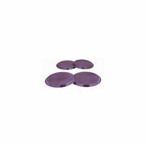 Hob Covers SS Aubergine Colour x4