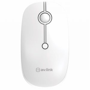 Mouse for Computer U.Slim & Silent White 1xAA Req. B/T