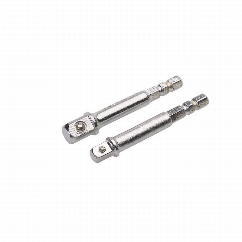 Screwdriver Adaptor to Socket Drive 2Pce. 1/4" & 3/8" D