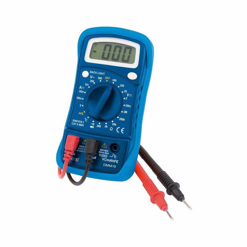 Multi Meter DRAPER 19 Function 12Volt Batt. Inc.