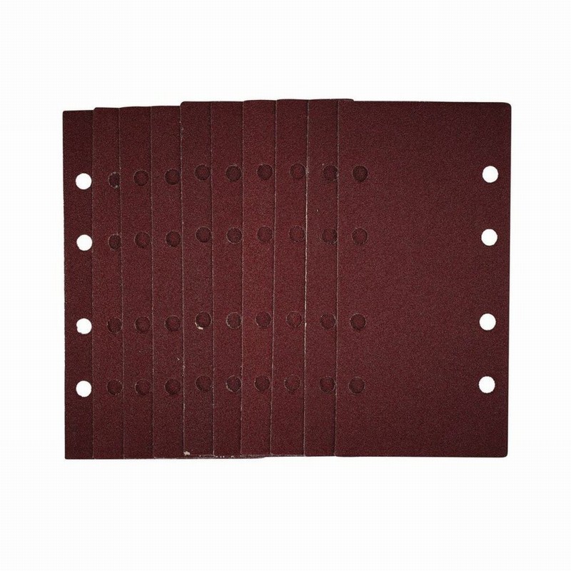 Sanding Disc Hook & Loop 1/3 Sheet 93x190mm 40Gritx10 Punc