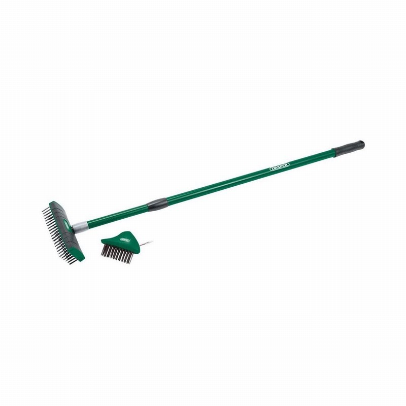 Paving Brush Set DRAPER Telescopic Twin Head