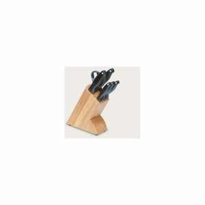 Knife Block Set KD LIFESTYLE 6Pce. Wood