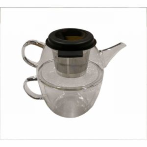 Teapot & Mug RANDWYCK Borosilicate H/R Glass Black