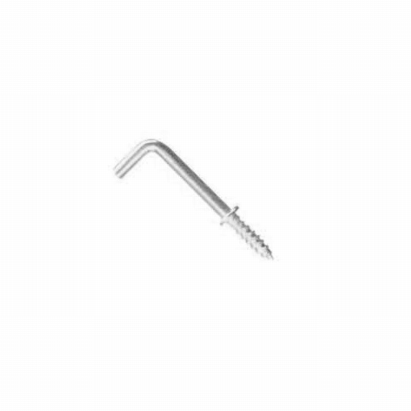 Hook Cup Square White 38mm