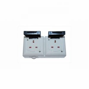 Socket 2gang IP54