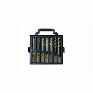 Drill HSS 99Pce Set Titanium Coated in Case