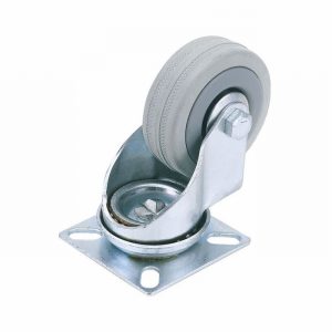 RUBBER CASTOR PLATE - 50MM DIA