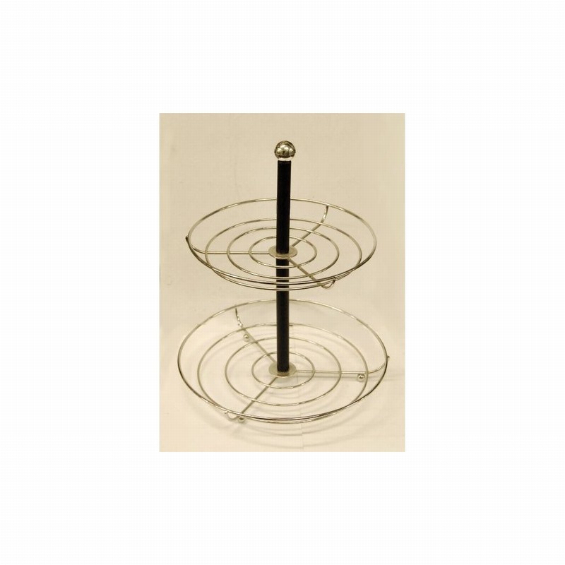 Fruit Basket 2Tier Black