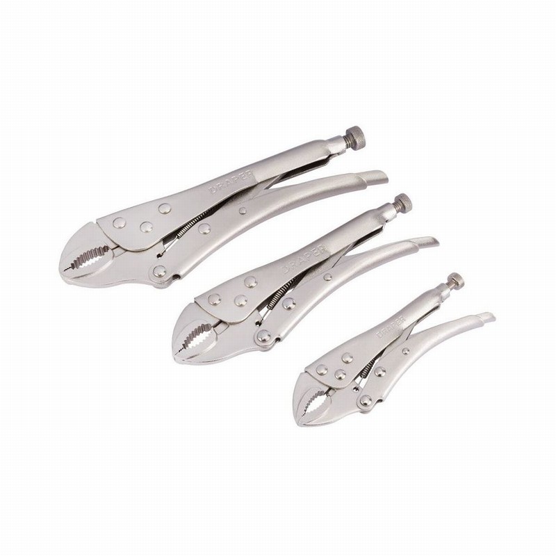 Plier Self Gripping REDLINE Curved Jaw x3