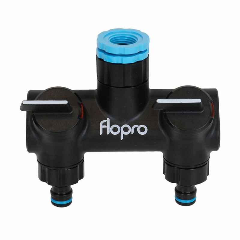Tap Connector Dual Hose FLOPRO Threaded 1/2 3/4 &1" D