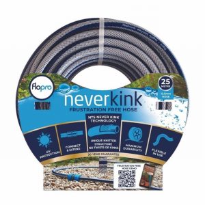 Garden Hose Set FLOPRO Never Kink 25Mtr. With Coupler