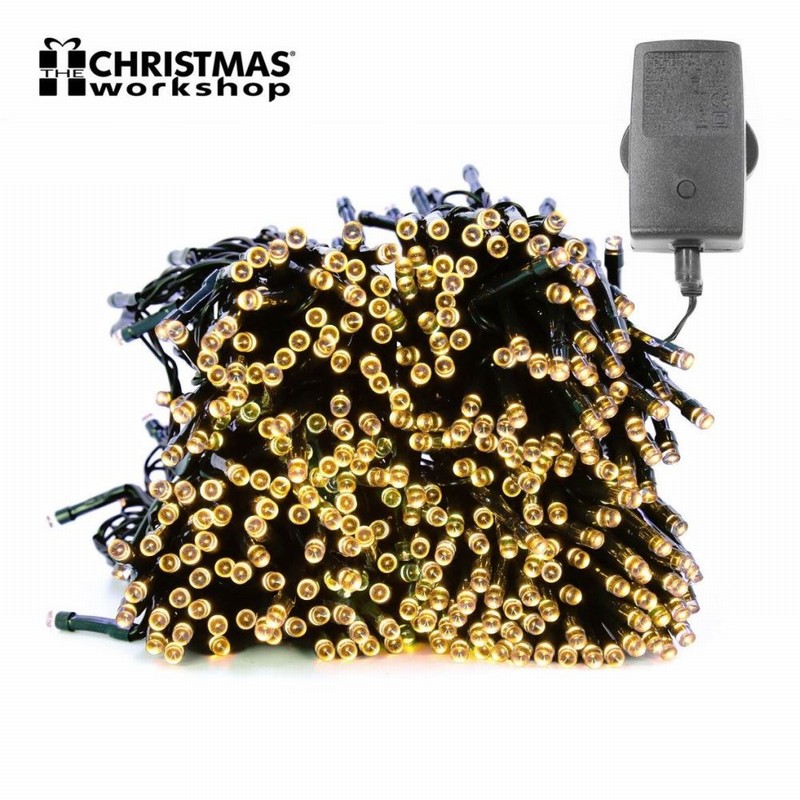 Christmas Lights 200 LED Warm White Chaser & Timer