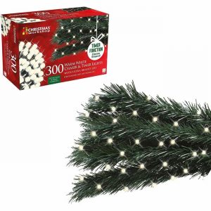 Christmas Lights 300 LED Warm White Chaser & Timer